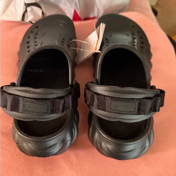 CROCS Kids Black Water Shoes - Picture 2 of 4